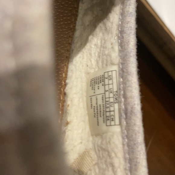 TOMs Sherpa lined flats ‘Alpargata’ - Picture 3 of 5